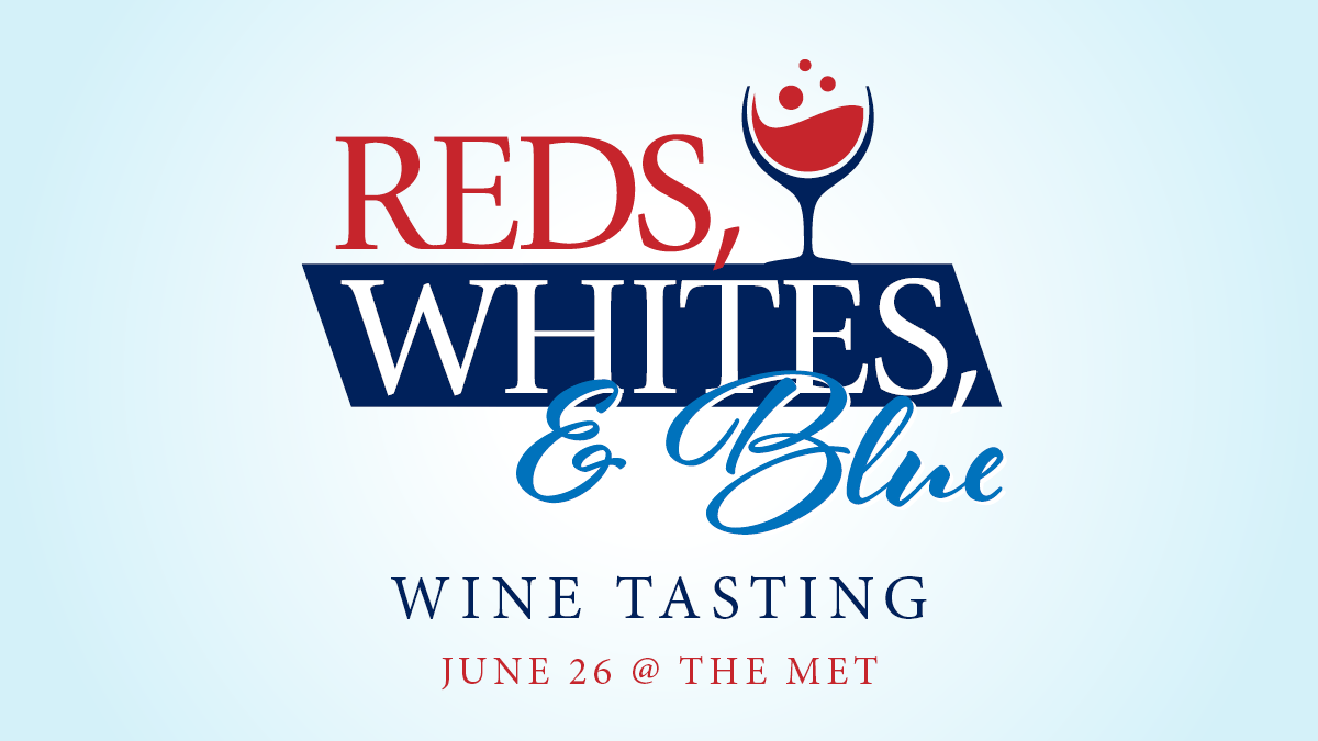 Reds, Whites, and Blue logo June 26, 2025 at The MET