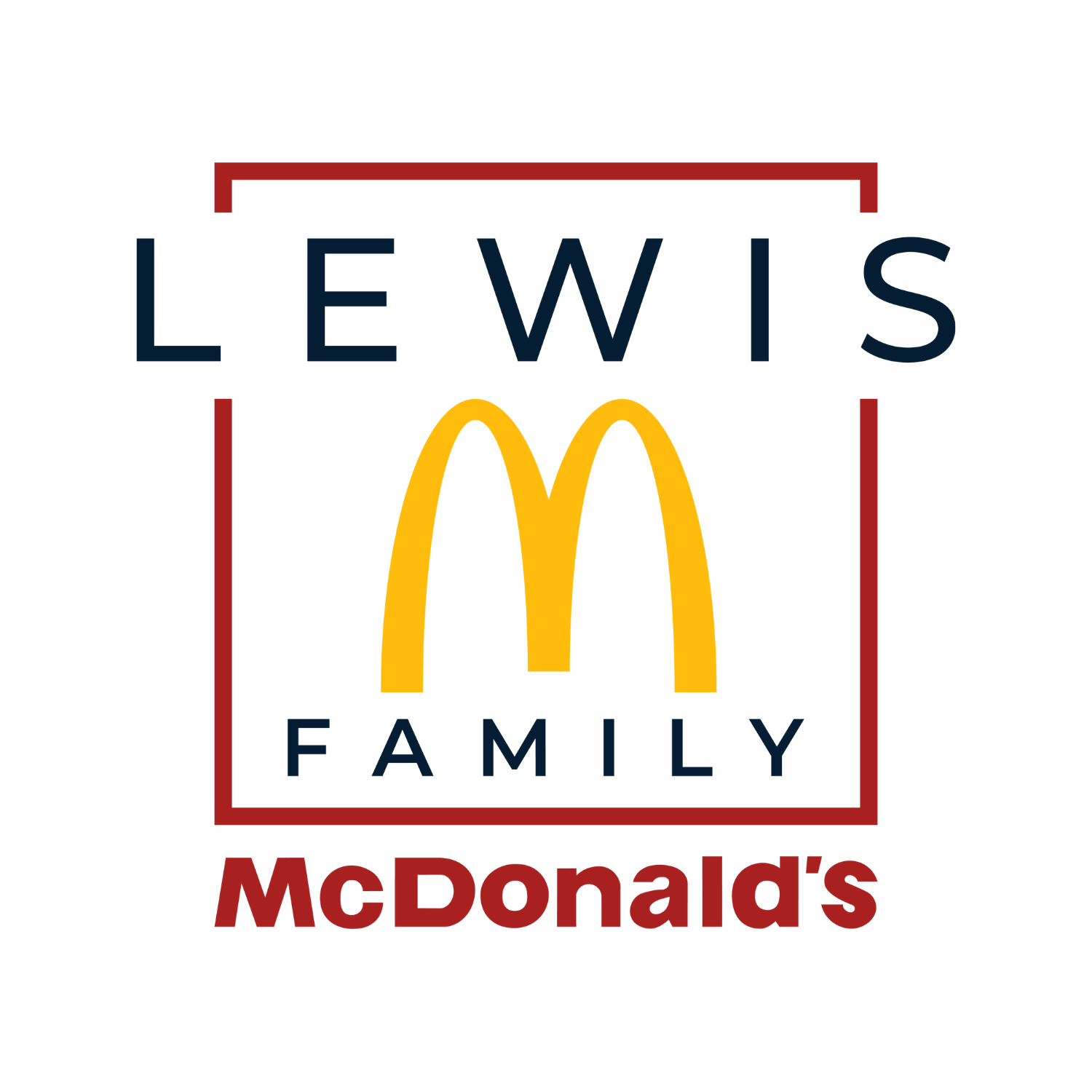 Lewis Family McDonalds logo