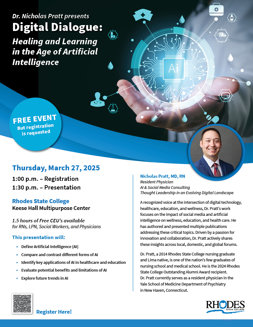 ai medical event flyer