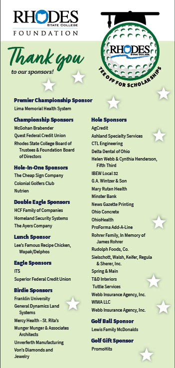 Thank You Add with All Sponsors