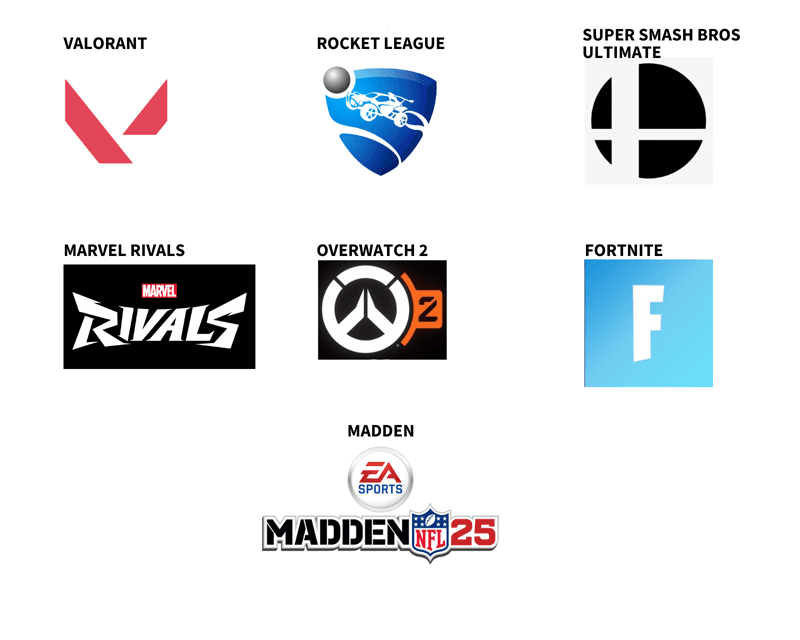 Games offered